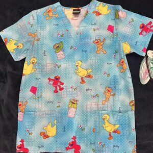Sesame Street Scrub Shirt